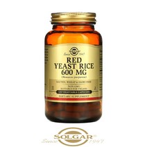 솔가 붉은 효모 레드 이스트 쌀 홍국 600mg 120캡슐 홍국균