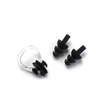 수중 1PCS Swimming Soft Silicone Nose Clip Ear Plugs Set Swimmer S정수f Diving Pool Accesso세트s, 01 3