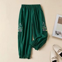 자칠 여성 생활한복 자수 바지 개량한복 DC-030602