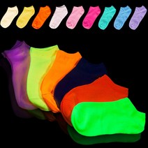 야광맨 형광양말 6색 (1pcs) (색상랜덤)