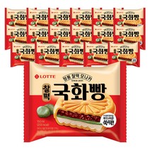 롯데 샌드 모나카 아이스크림 국화빵 찰떡 150ml, 18개