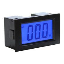 전자피아노 키보드 건반 AC0-199.9V 0-600V 전압계 볼트 패널 미터 백라이트 디스플레이 전기 측정 계측기