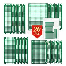 스크린톤 글라스펜 전자 스케치북 led 20pcs PCB 프로토 타입 보드 회로 Protoboard 범용 스트립 타이핑 Ve, 한개옵션0