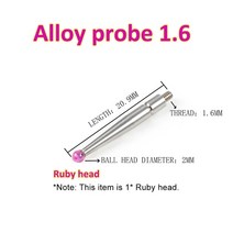 측량 0-0.8mm 0.01mm 레벨 게이지 스케일 정밀 메트릭 Dovetail 레일 다이얼 테스트 표시기 계측기 도구, 03 Ruby head