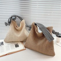 여름 라탄 하운드체크 숄더백 22_BAG_047