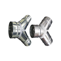 바지관 Y자형 함석 덕트 닥트 부속 부자재 환기구 100mm~200mm, 바지관 200X200X200mm