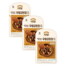 CJ 다담 우렁강된장 비빔 양념 된장찌개 집된장 홈쿡 장 140g 3개 1세트, 10세트