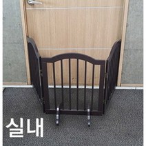 강아지 원목 안전문 울타리 직각형 대(50.8x91.5cm) - 3p