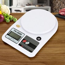 TH-2000 주방용 전자저울 계량 이유식 가정용 디지털, 엘림헬스케어81 블랙