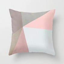 침대모기장 여자아이방꾸미기 공주캐노피 45x45cm 인쇄 스티칭 기하학 베개 현대 베개, 611장, 짧은 봉제인형