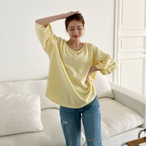 [리엘라]유리오 소매꼬임 블라우스 라운드넥블라우스 무지블라우스 여성블라우스 기본블라우스 데일리룩 데이트룩 오피스룩