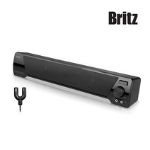 요즘대세 브리츠 BA-R1 Soundbar 2채널 PC스피커/노트북스피커/사운드바/6W출력, 브리츠 BA-R1 사운드바