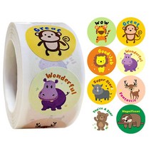 전동운반카트 전동차 화물카트 식판운반카트 100-500PCS 어린이를위한 보상 스티커 어린이 유치원 학교 권장 학생 게임 장난감 동물 문구 라벨, 18 QY530A-500pcs