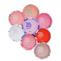 1+1 2개 파스텔 쿠션 블러셔/6g, 03.메리핑크_06.로즈페탈