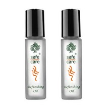세이프케어 멘톨 시트러스 천연 에센셜 아로마 오일 롤온 10ml 2개