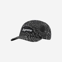 슈프림 서클스 자카드 데님 캠프캡 블랙 - 21FW Supreme Circles Jacquard Denim Camp Cap Black - 21FW