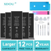 배터리 고용량 전화 iphone 호환5S 5 6S 6 7 8 Plus X SE SE2 XR XS 11 12 13 Mini Pro Max 교체 용 4 4S 도구, [03] For iphone 호환5