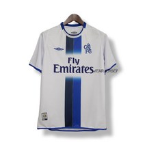 03/05 첼시 어웨이 레트로 축구 빈티지 원정 유니폼 램파드 조콜 드록바 선수마킹