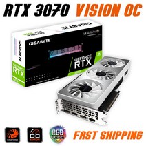 NVIDIA-RTX 3070 그래픽 GDDR6 RTX3070 1 frequ 4000MHz 256bit 8GB PCI Express 4.0 16X 데스크탑 RGB 지, 03 3070 VISION OC
