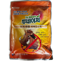 투네이처텃밭등멧돼지 고라니 대동물야생동물기피제 1kg, 1개, 1개