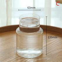 생 슬릿 빈 실리더 베란다 화분 책상 장식 투명 히아신스 꽃병 투명 상추 모종 키우기, c