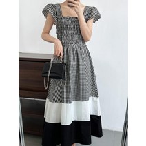 휴향지원피스 쉬폰 샬랄라 하객룩 바캉스 여름 롱 원피스