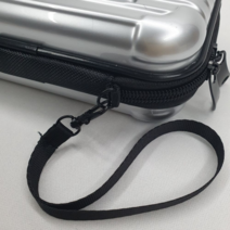 보드미 하드캐리어파우치 여행용 미니 하드캐리어 파우치 가방 실버