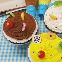 파샵 크림클레이 노즐포함 피규어만들기 흙놀이 집중력교구, 핑크