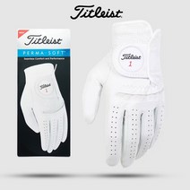 타이틀리스트 2023년 퍼마소프트 양피 골프장갑 남성용 6668E, 사이즈, 23호