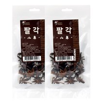 하오푸드- 중국 팔각 향신료 열매 말린 스타아니스 회향 따료 30g 2봉, 2개