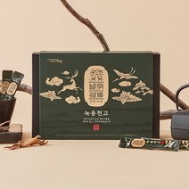 한국야쿠르트 신제품 [발효녹용 녹용천고] 1개월분 720g(12g X 60포) 녹용+6년근 홍삼+hy 발효과학을 더한 진한녹용고