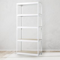 스피드랙 철제선반 조립식 앵글 6단 900 x 600 x 2400, 블랙, 9mm 양면코팅 보드