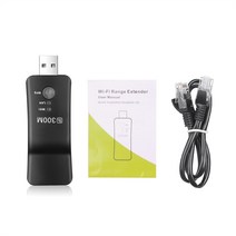 Kebidumei Universal Wifi Range Extender 300Mbps 무선 TV 어댑터 네트워크 카드 for Samsung LG Sony