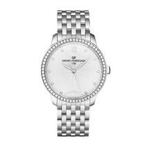 Girard Perregaux 제라 페리고 1966 오토매틱 다이아몬드 실버 다이얼 여성용 시계 49523D11A171-11A