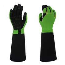 가시장갑 찔림방지 손 소가죽 덩쿨 팔뚝 텃밭, green