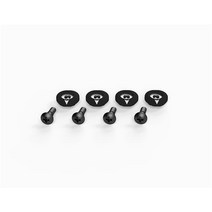 Ronix M6 웨이크보드 부츠 하드웨어 (4개 세트) 블랙 정품보장