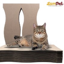W706E19L 펫토이 고양이 스크래쳐 캣스쳐웨이브 리필형 수직 평판 키우는집쇼파 물품 벽, 1, 본상품선택