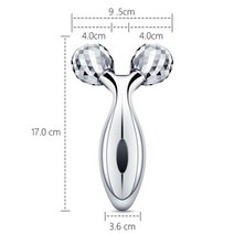 얼굴경락기구 리프팅 턱살 페이스롤러 얼굴붓기빼는법 옆광대 얼굴비대칭 얼굴마사지기구 괄사 3D 롤러 마사지 얼굴 Y 모양 360 회전 얇은 바디 쉐이핑 릴랙싱 링클 리무버 페이셜, 01-1PC