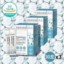 프리 푸리 바이오 스틱 틱스 프락토 프럭토 플락토 플럭토 올리고당 아연 유산균 먹이, 프리바이오틱스 30포 x3박스