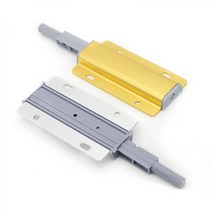 도어 매미 캐치 ㄱ자 410PCS 알루미늄 푸시 댐퍼 마그네틱 캐비닛을 열어 자동 스톱퍼 터치 버퍼 주방 서랍 당겨, 10pcs 골드