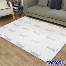 ForU213 친환경에코놀이방매트 닥스훈트지그재그 놀이매트 바닥매트 욕실미끄럼방지매트