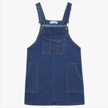 일로딜로 NC10 모던데님A라인오버롤스커트 IDOW22W2U