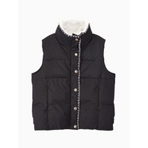 올리비아로렌 아울렛 이월 겨울 자수 포인트 덕다운 패딩조끼 VVCKDWWB176