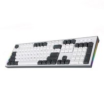 COX 유선 기계식 키보드 CK01 사이드 RGB 이색사출 PBT 축교환 청축 적축 갈축 그레이화이트 USB