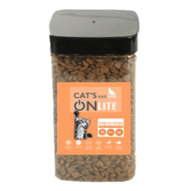캣츠온 6개월 이상 전연령용 라이트 고양이 건식 사료, 조단백, 500g, 3개