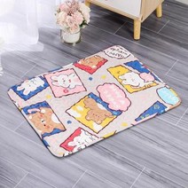 애완 동물 강아지 소파 매트 개 담요 개집 상자 매트 애완 동물 침대 Playpen 고양이 강아지 쿠션 빨 수있는 냉각 패드 여행 자동차 매트, bear+70x50cm