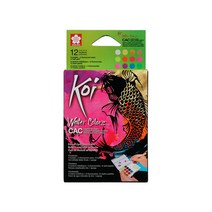 사쿠라 코이 워터칼라 CAC 12색세트 XNCW-12MH 고체물감