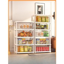 약국 진열대 슈퍼 마트 진열장 업소용 선반 편의점, [50CM 투명백색] 5겹 - 특대용량, 1개