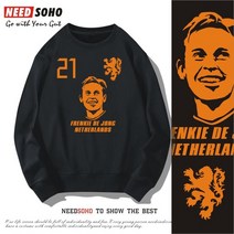 2022 카타르 월드컵 네덜란드 팀 스웨터 긴팔 라운드