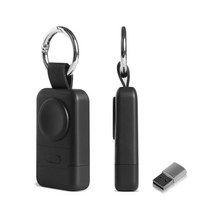 애플 워치 7 충전기 USB C 휴대용 도크 시리즈 SE 6 5 4 3 2 1 여행용 자기 고속, 03 Black